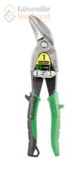 STANLEY 2-14-568 Fatmax Sac Kesme Makası Kaportacı Makası 300 mm Boyunlu Sağ Yeşil