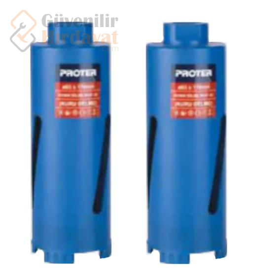 Proter 102x170 mm Kuru Delme Elmaslı Duvar Delme Buat Uç