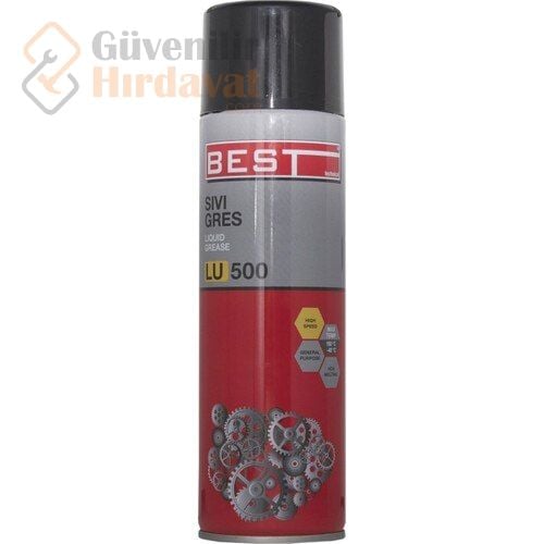 Best Lu 500 Sıvı Gres 500 Ml Yağlayıcı ve Pas Önleyici Sprey