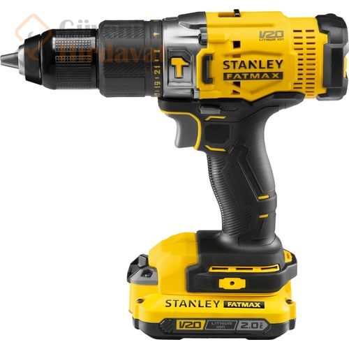 Stanley Fatmax SCD718D2K 18 V 2.0 AH V20 Çift Akülü Darbeli Matkap