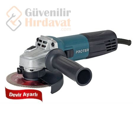 Proter PA 715 E 750 W 115 MM Devir Ayarlı Avuç Taşlama Makinesi