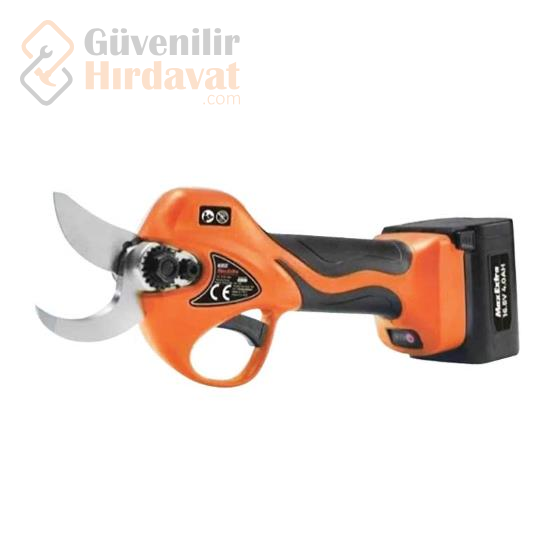Max Extra MX8035 Şarjlı Budama Makası Çift Akülü 32 Mm 16.8 V  4.0 Ah