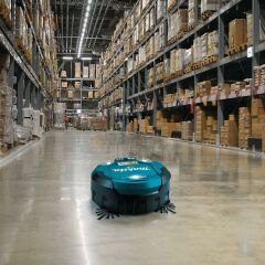 Makita DRC200Z Ticari Tip Robot Süpürge Akülü Robot Zemin Süpürgesi Akü Dahil Değildir