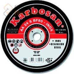 KARBOSAN 115x1 İNOX İNCE KESKİ TAŞI KROM KESKİ TAŞI