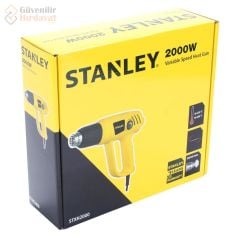 Stanley STXH2000-TR 2000 Watt Değişken Hız Ayarlı Profesyonel Sıcak Hava Tabancası