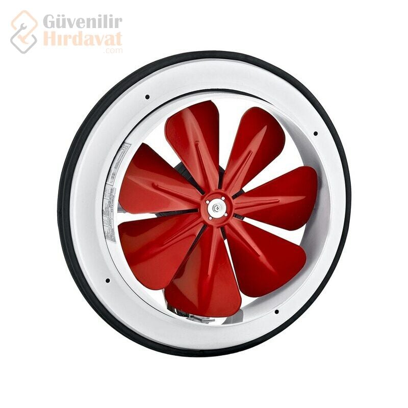 Bahçıvan 30 cm BB 300 1350 D/D 220 230 Volt Monofaze Aksiyel Kapaksız Baca Pencere Aspiratörü Fanı