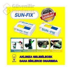 Sun-Fix Universal Çift Karışımlı Epoksi Macun Kaynak 40 Gr