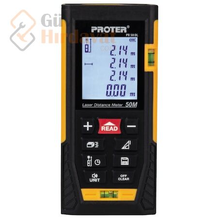 Proter Pr 50 Dl Ölçüm Cihazı Lazer Metre 50Mt