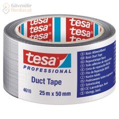 Tesa 4610 50mm*25mt Duck Tape Gümüş Tamir Bantı